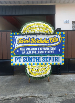 Papan Bunga Duka di Tegal Sari Ii